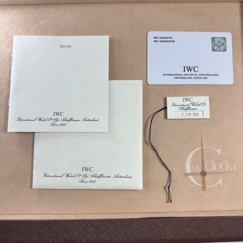 Documenti per orologio - , iwc