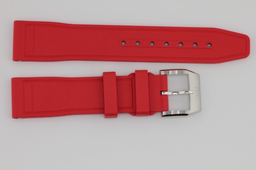 Cinturino gomma rosso iwc - gomma,